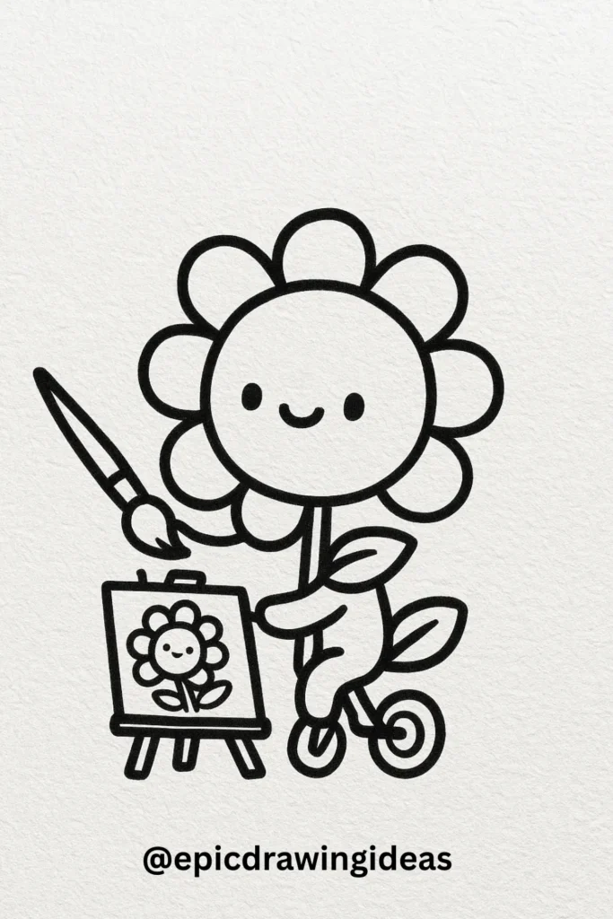 Painting Petals and Positivity