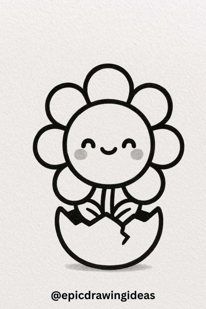 Surprise! A Flower Hatchling