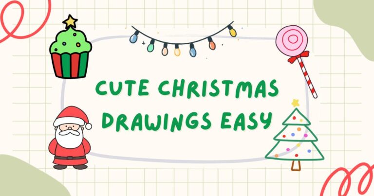 🎁34 Cute Christmas Drawings Easy
