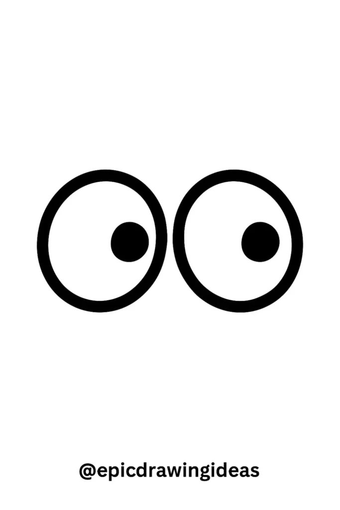 Googly Eyes Looking in Different Directions