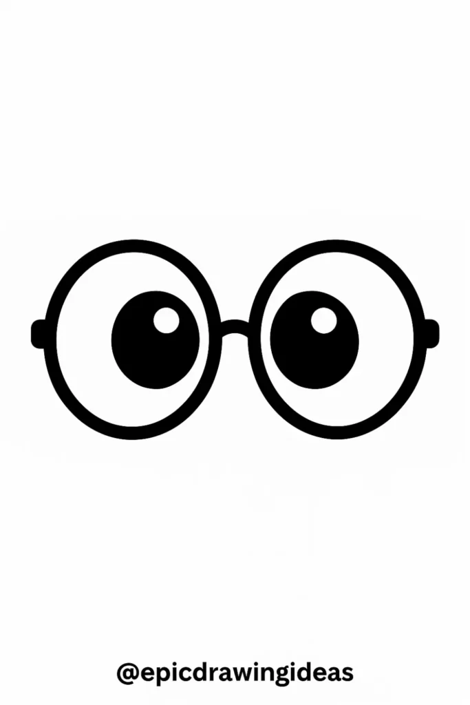 Eyes with Glasses