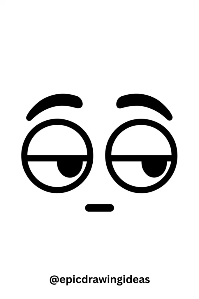 Sleepy Side-Looking Eyes