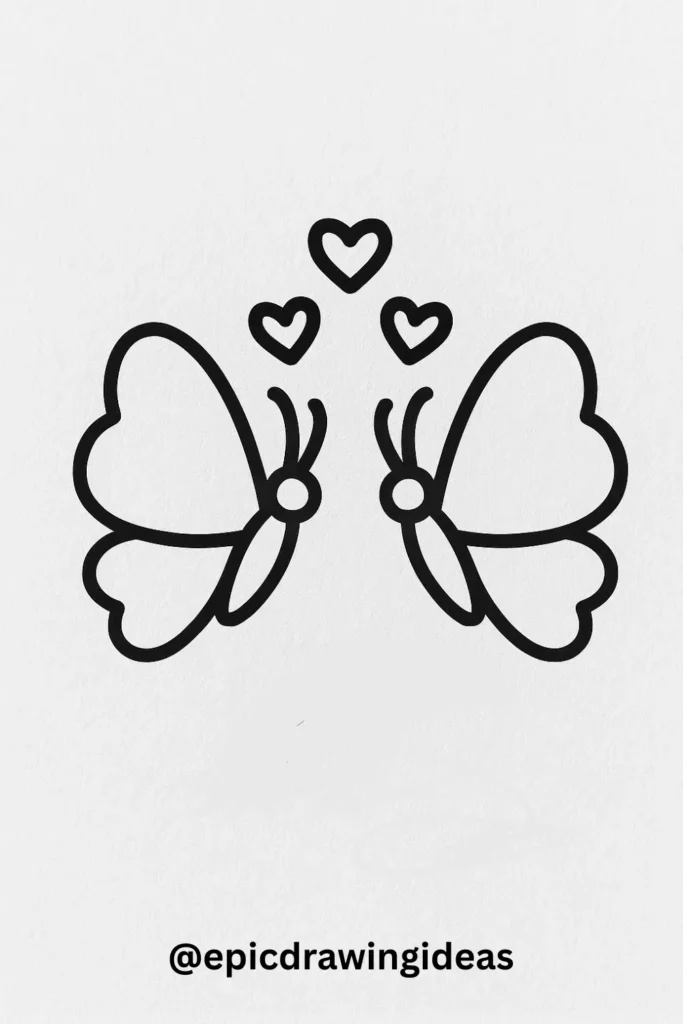 Two Butterflies in Love
