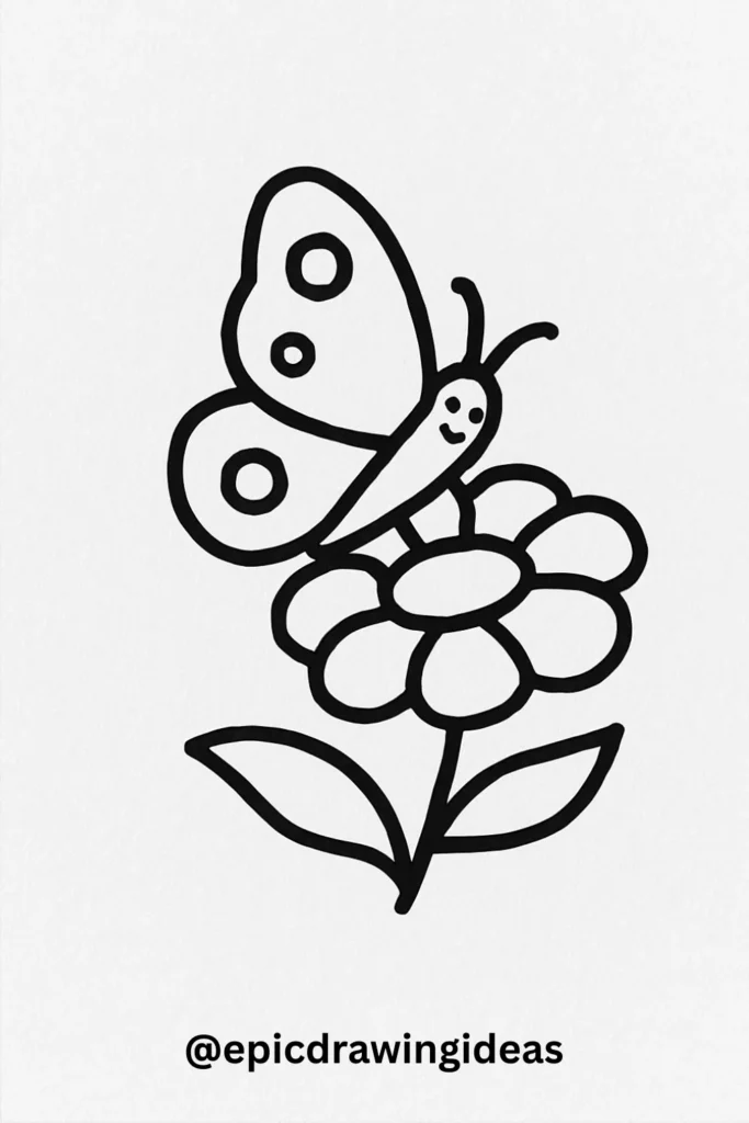 Butterfly Sitting on a Flower