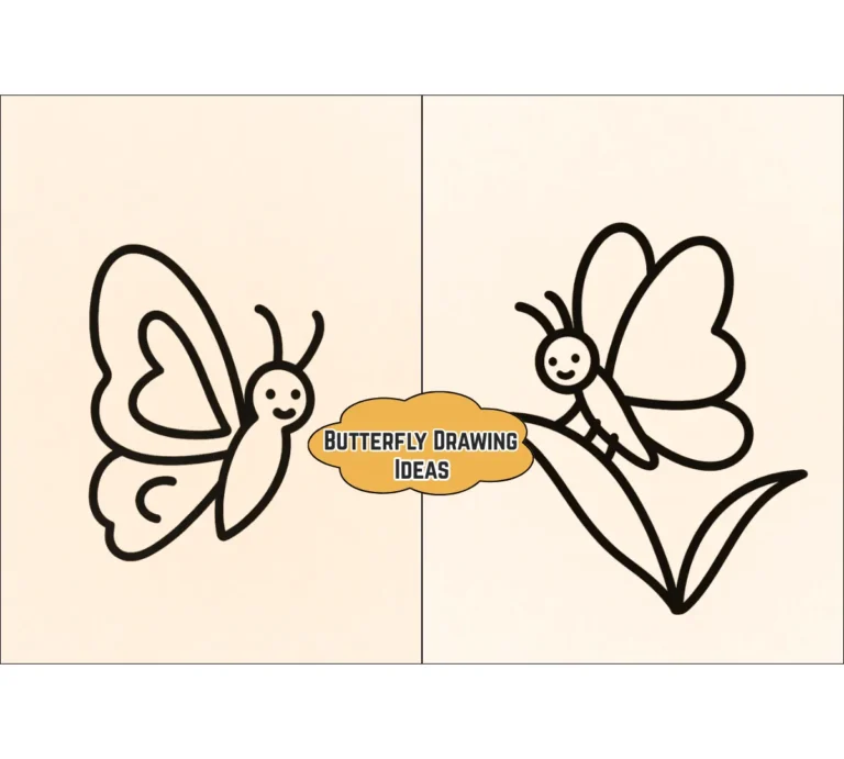 butterfly drawing ideas