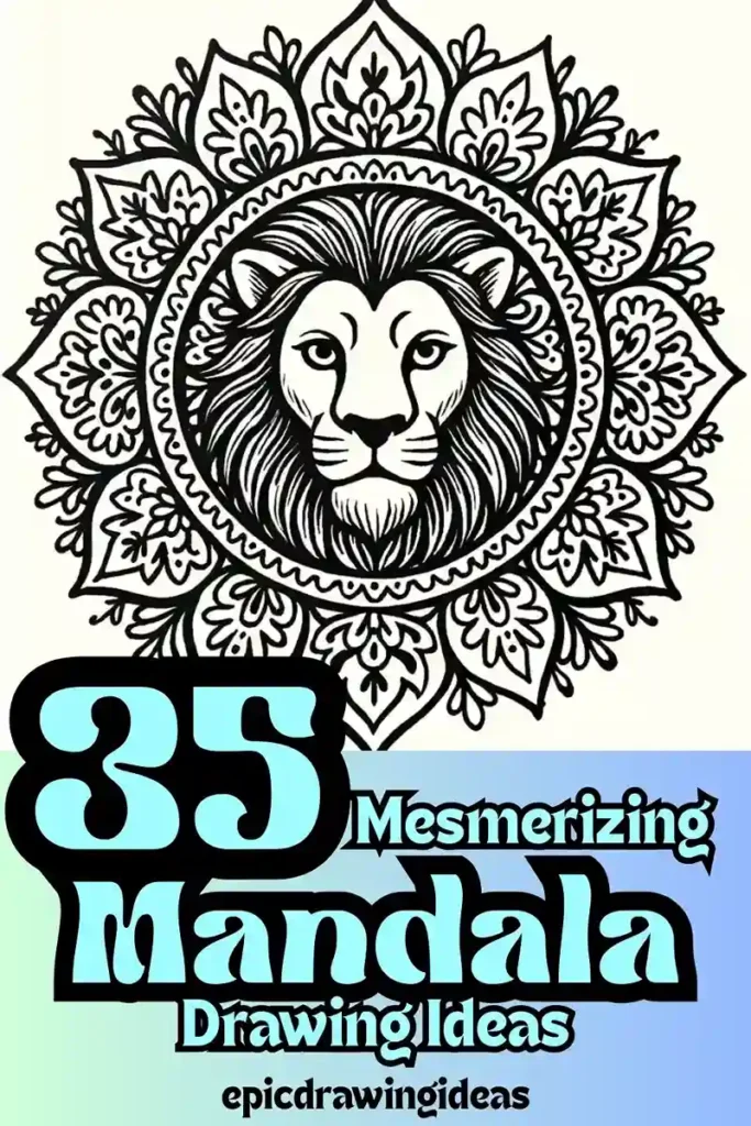 Mandala drawing