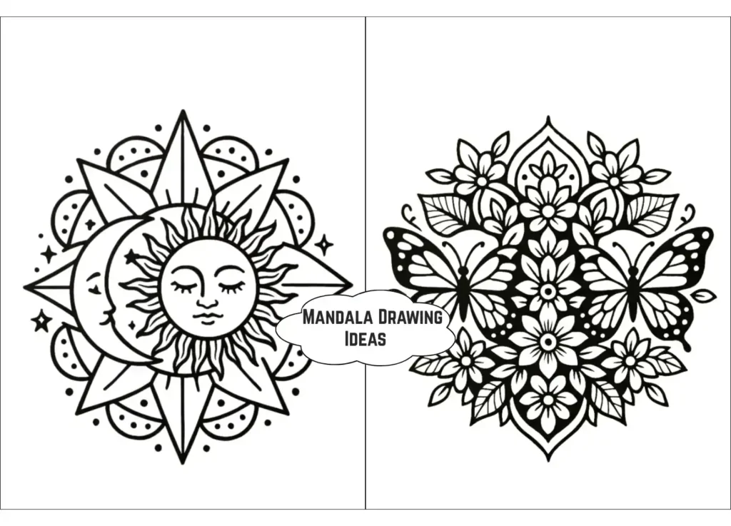 Mandala drawing ideas