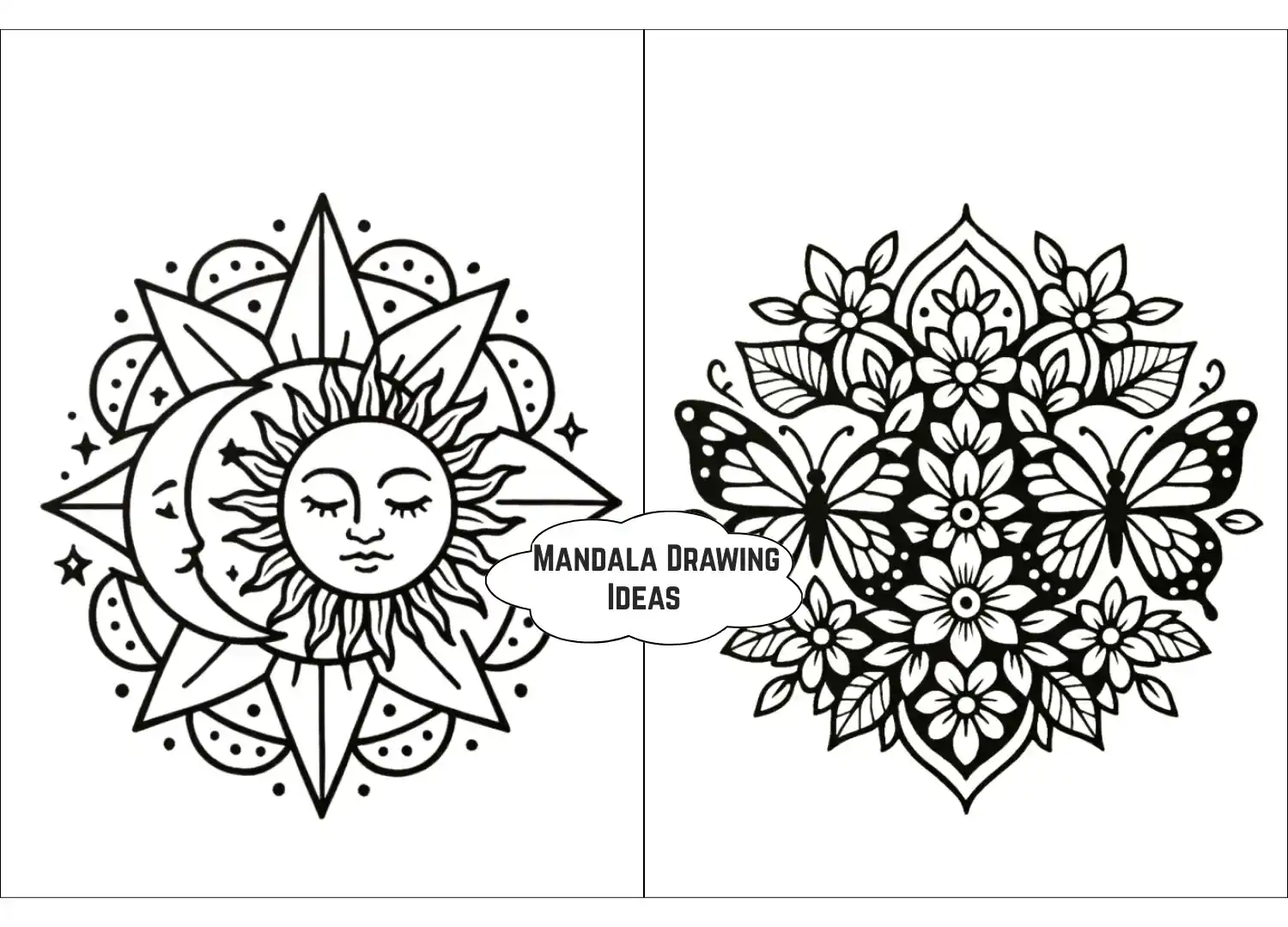Mandala drawing ideas