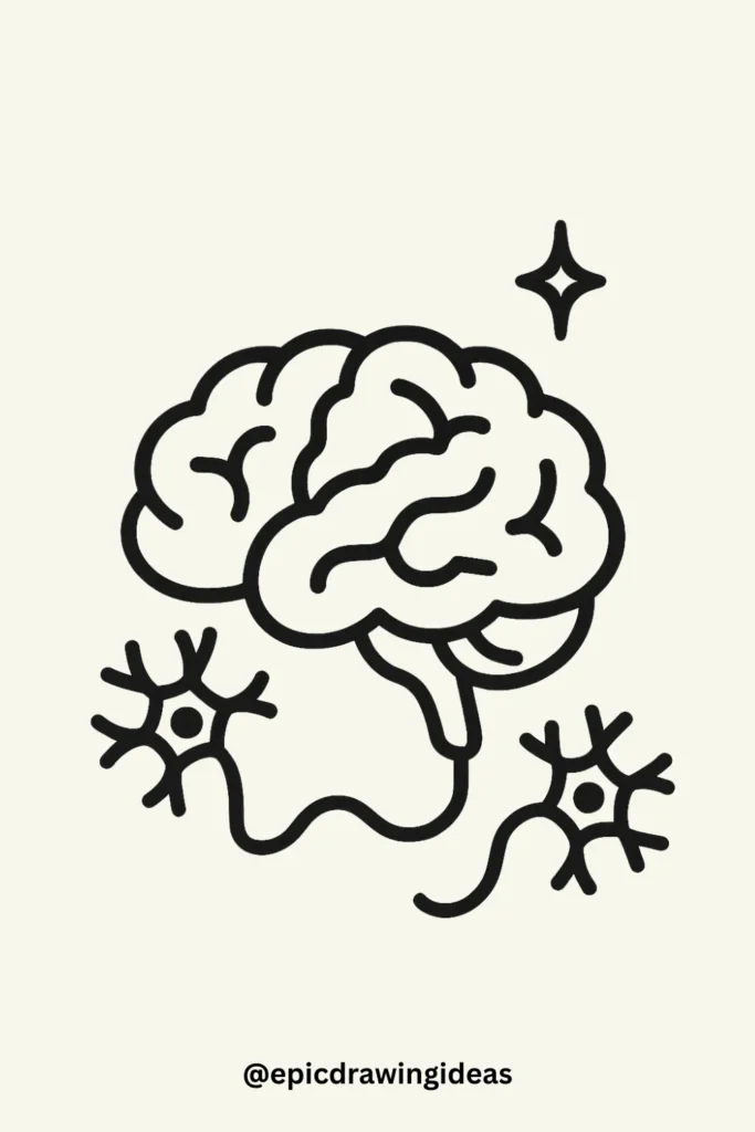 Brain Anatomy with Neurons