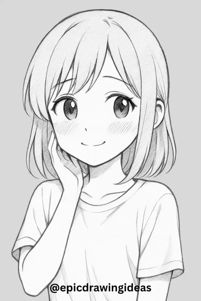 Shy Smile Girl