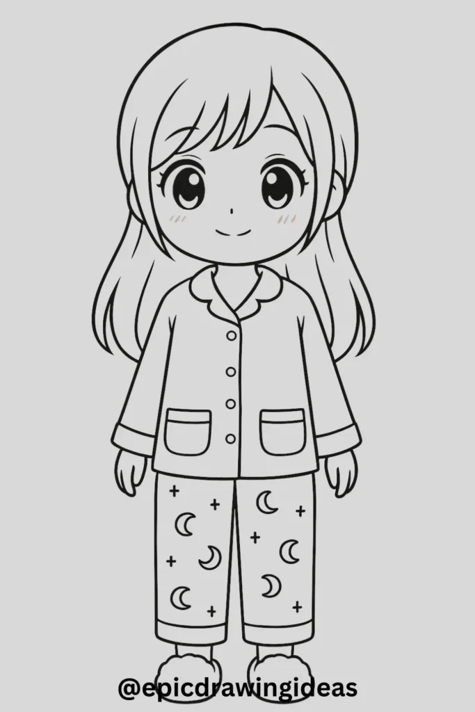 Girl in Pajamas