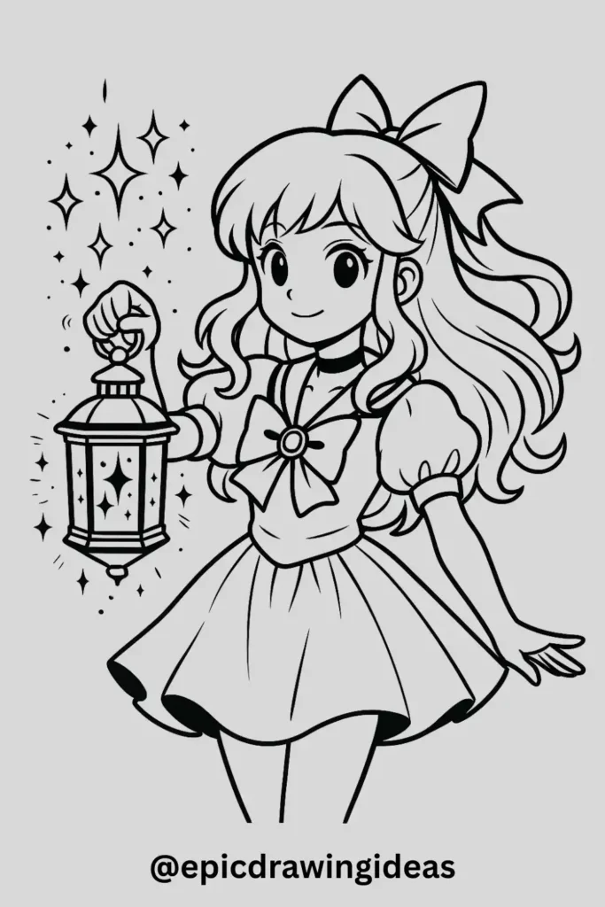 Girl with Magical Lantern