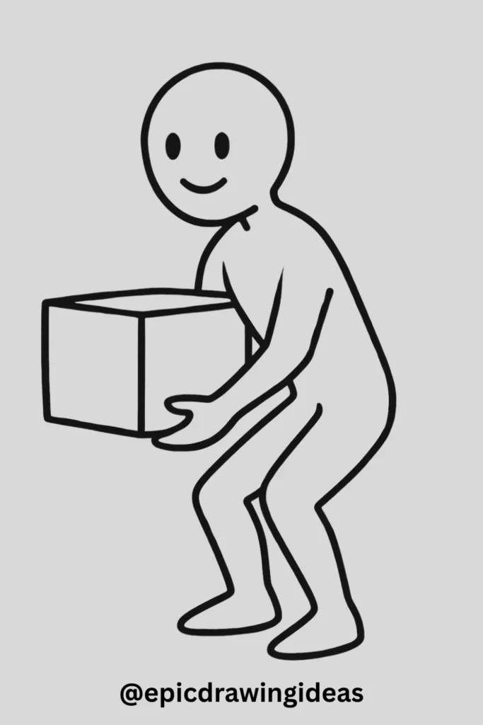 Body Base Lifting a Box