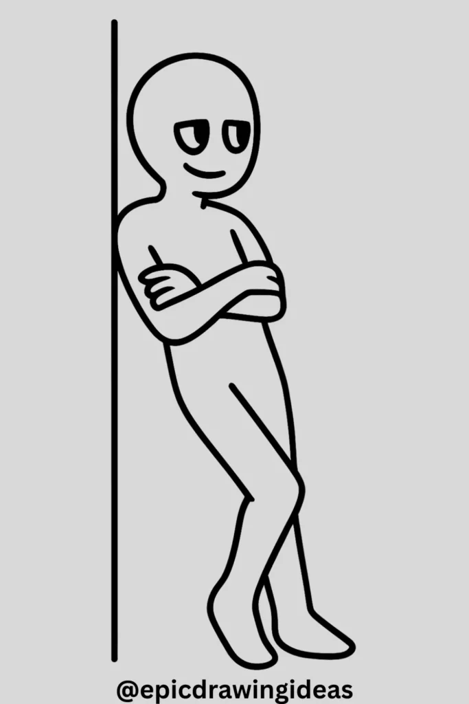 Body Base Leaning Against a Wall