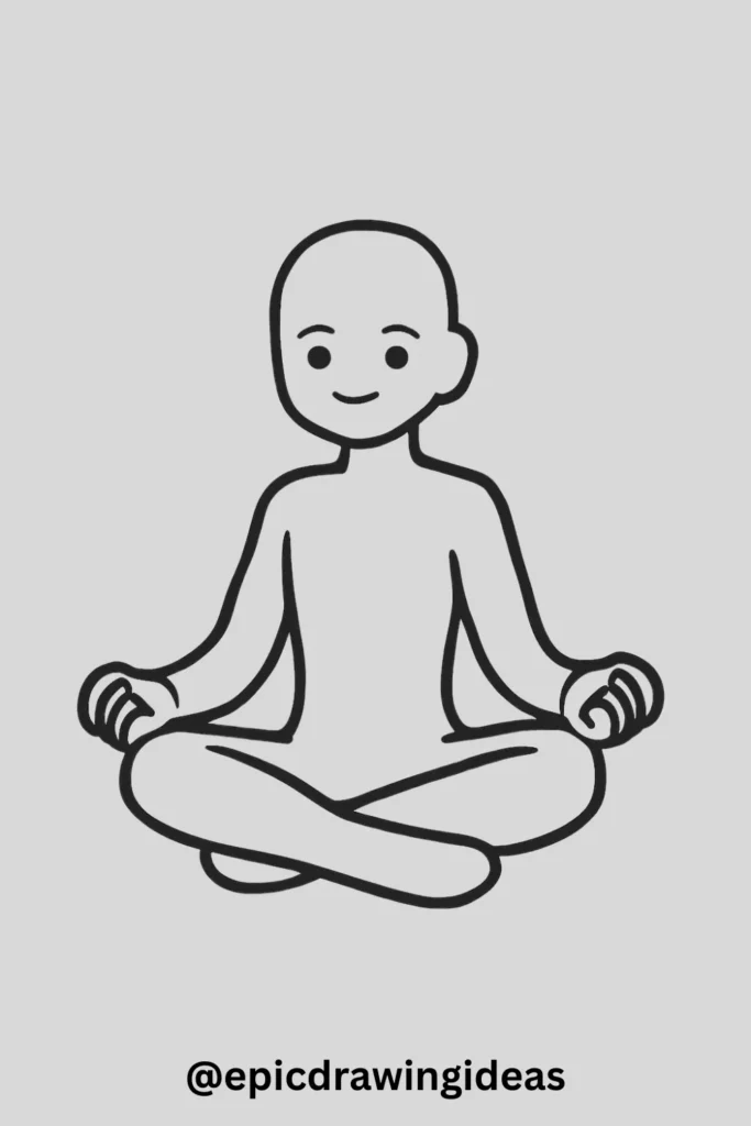 Body Base in a Sitting Meditation Pose