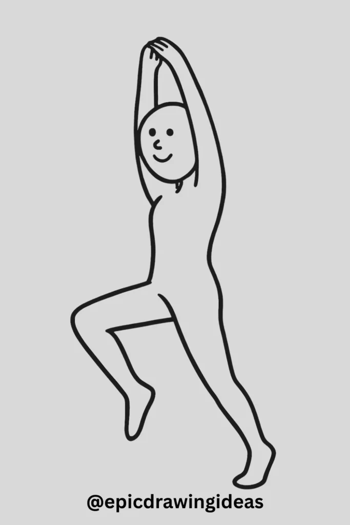 Body Base in a Stretching Pose