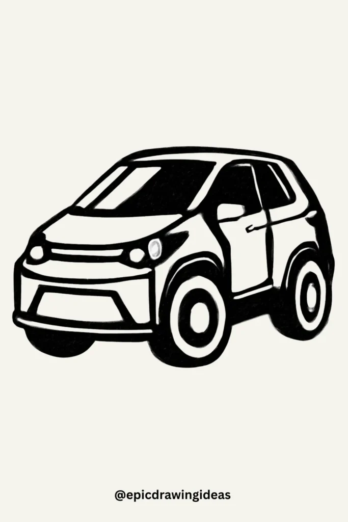 Electric City Car with a Modern Twist