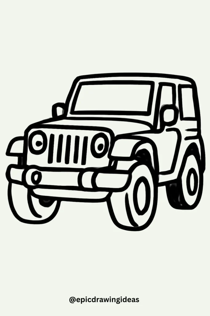 Adventurous Off-Road Jeep