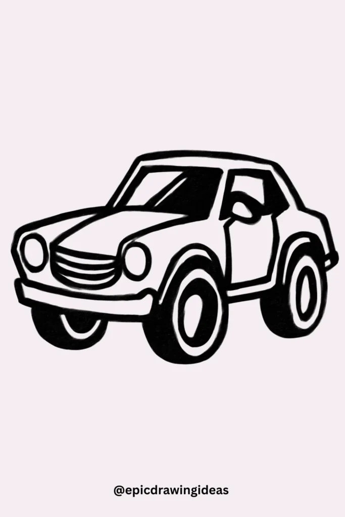 Retro Coupe with Bold Character