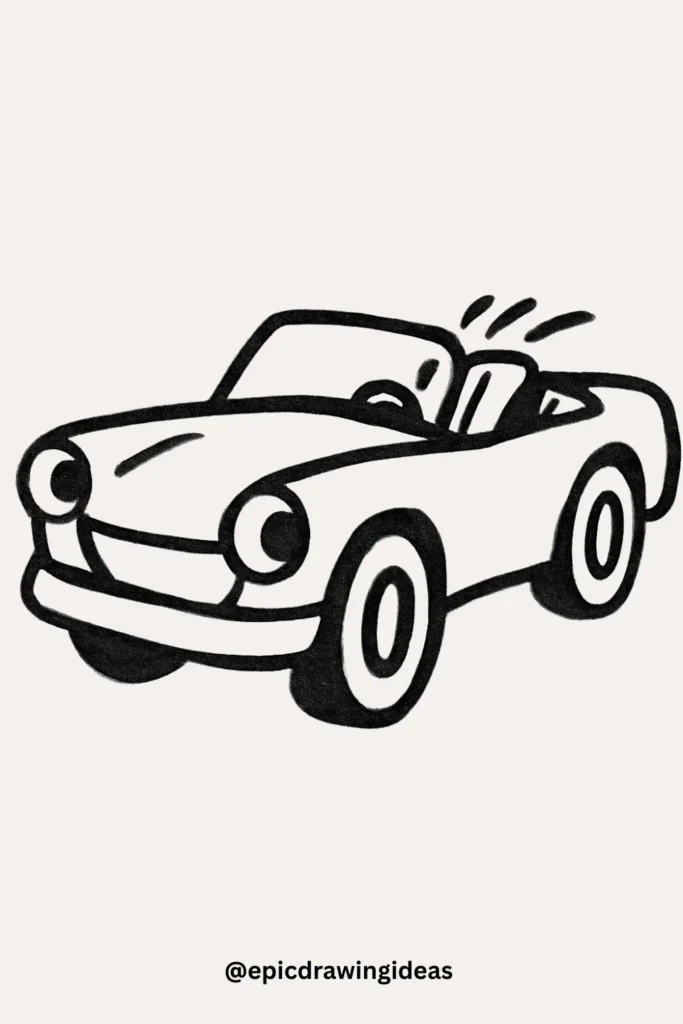 Fun Convertible Car for a Sunny Day