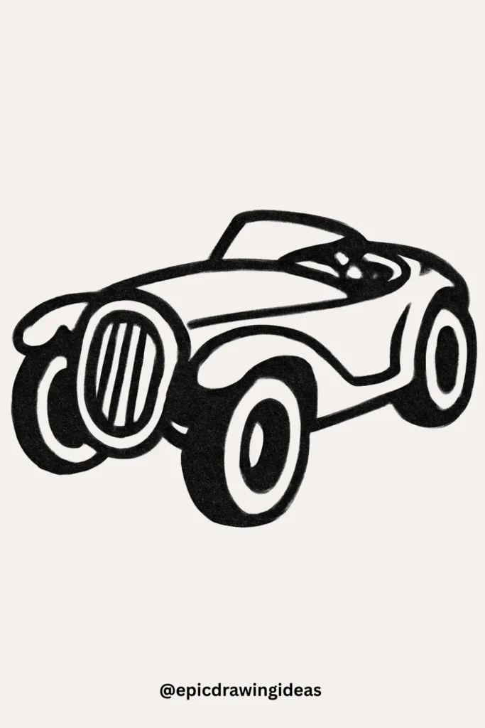 Stylish Classic Roadster with a Bold Flair