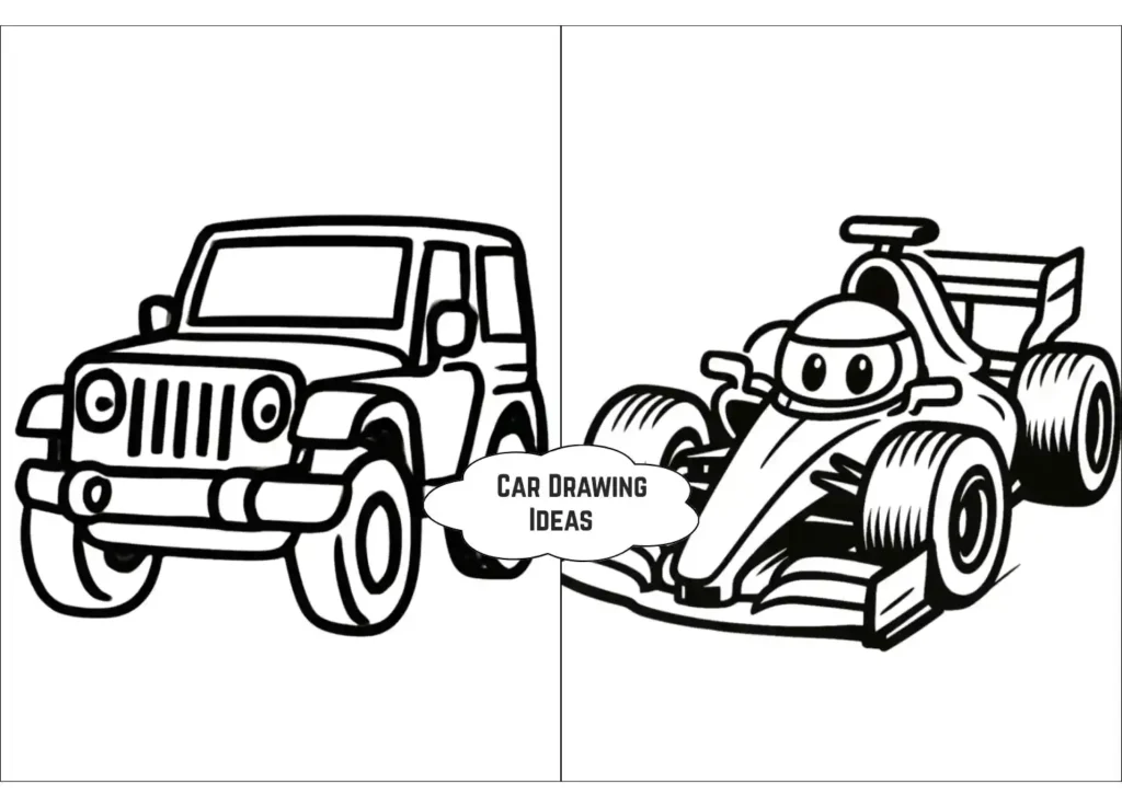 car drawing ideas