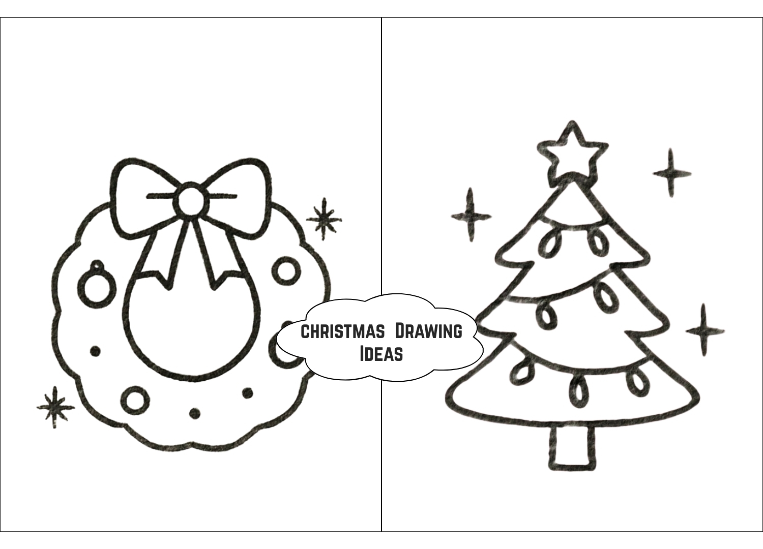 christmas drawing ideas