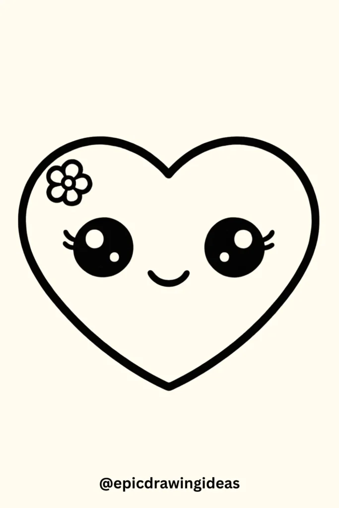Heart Face Blossom