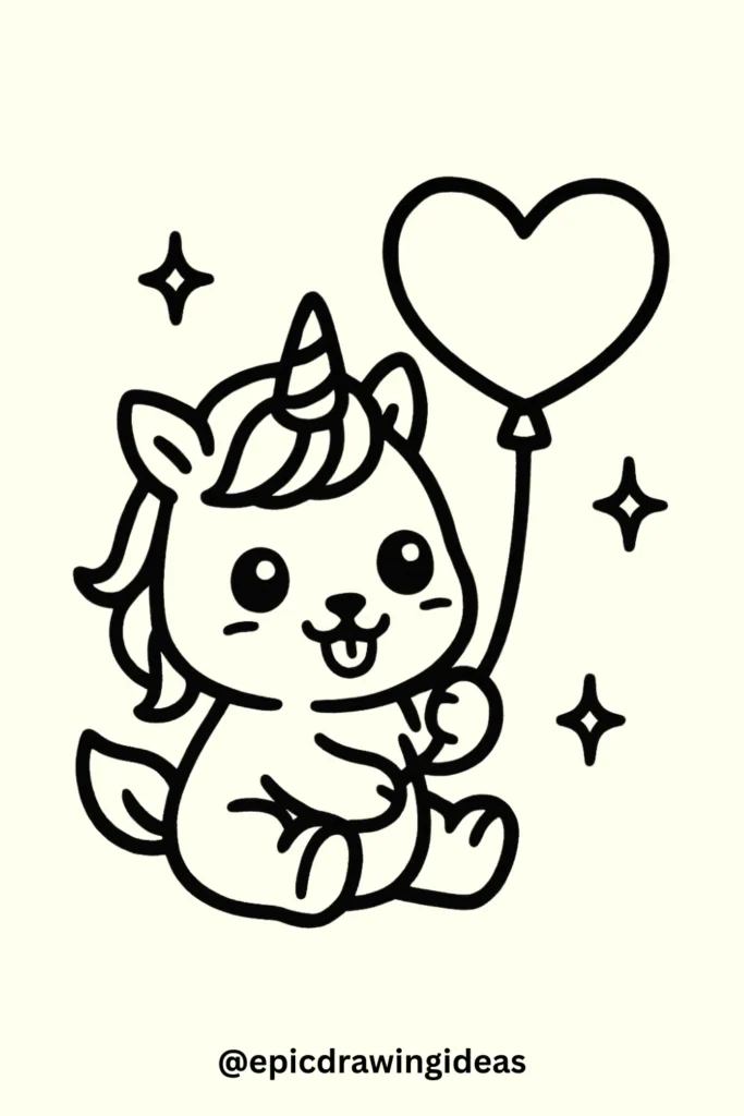 Unicorn Balloon Babe