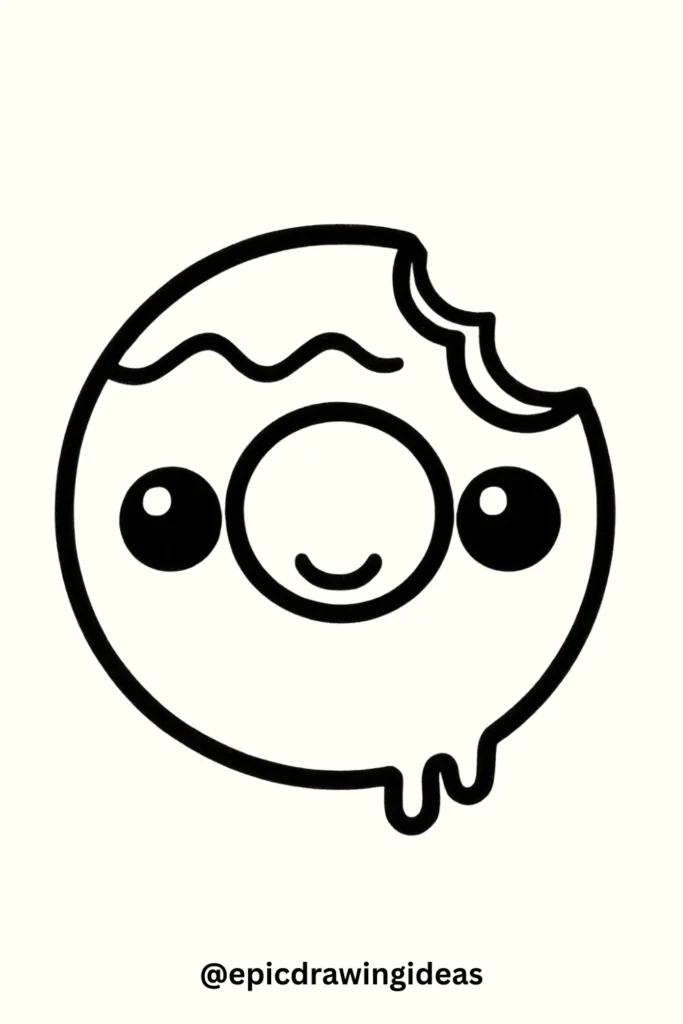Doughnut with a Face