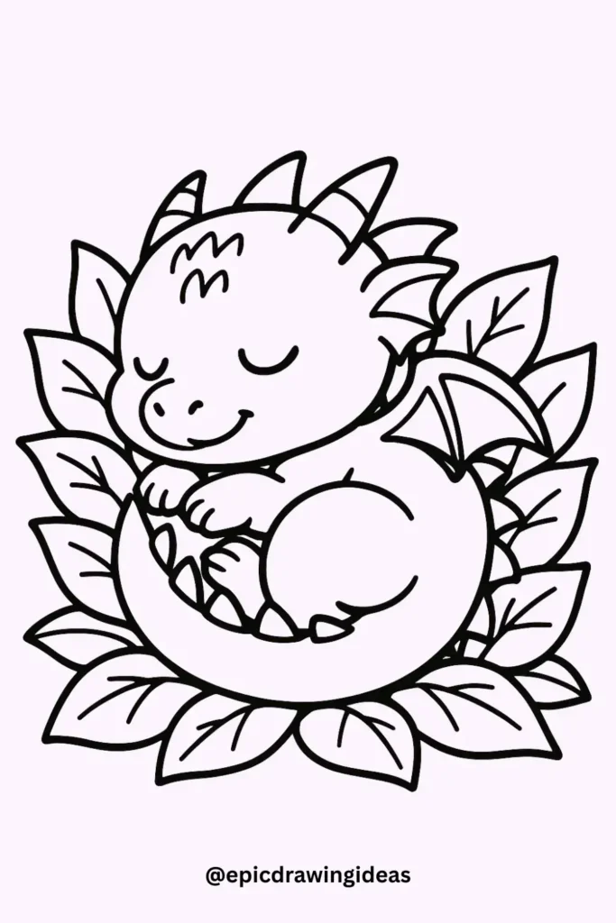 Dragon in a Cosy Nest