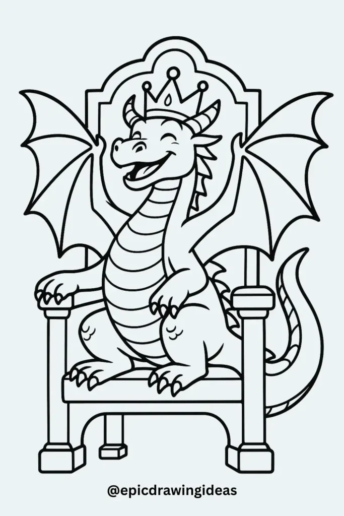 Dragon with a Crown