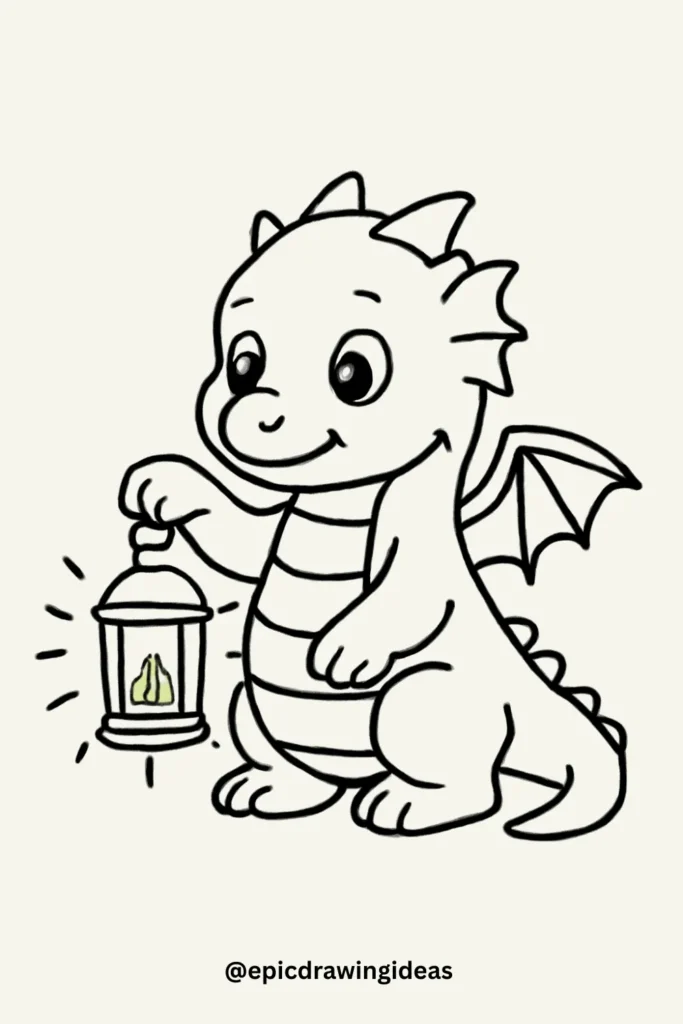 Dragon and a Lantern