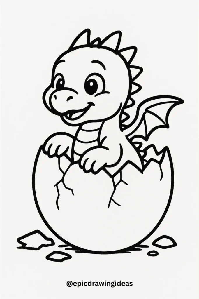 Baby Dragon and Egg