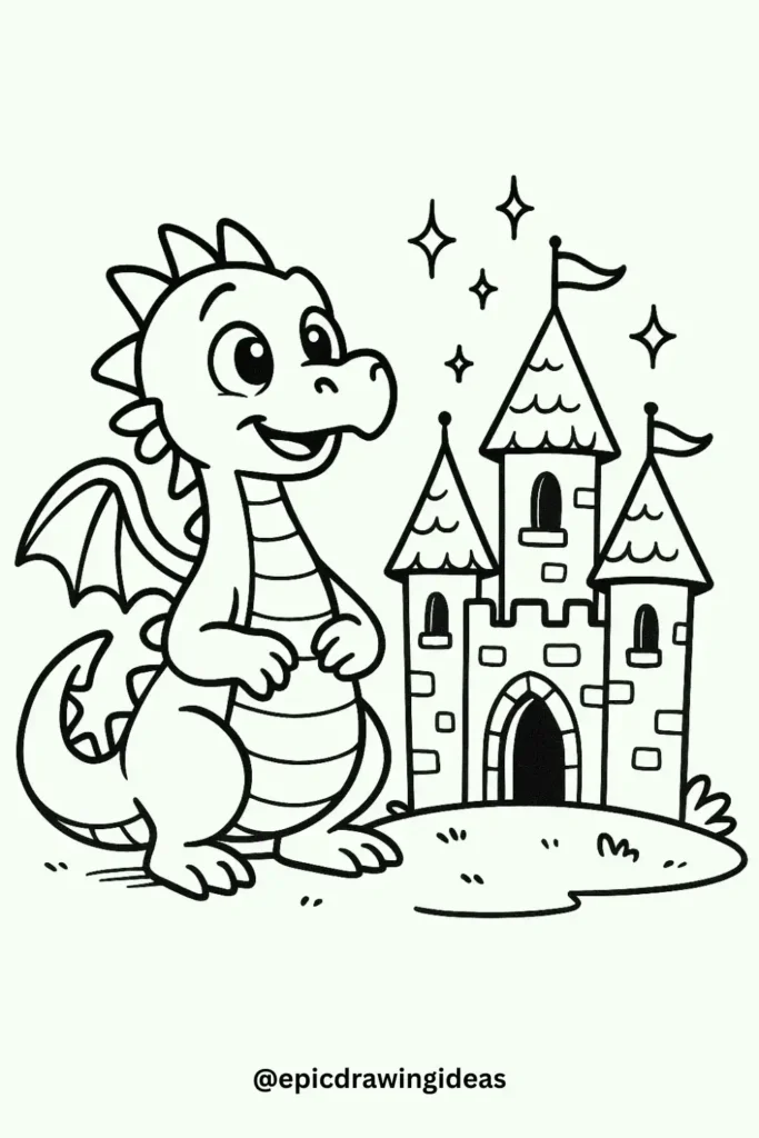 Dragon and a Castle