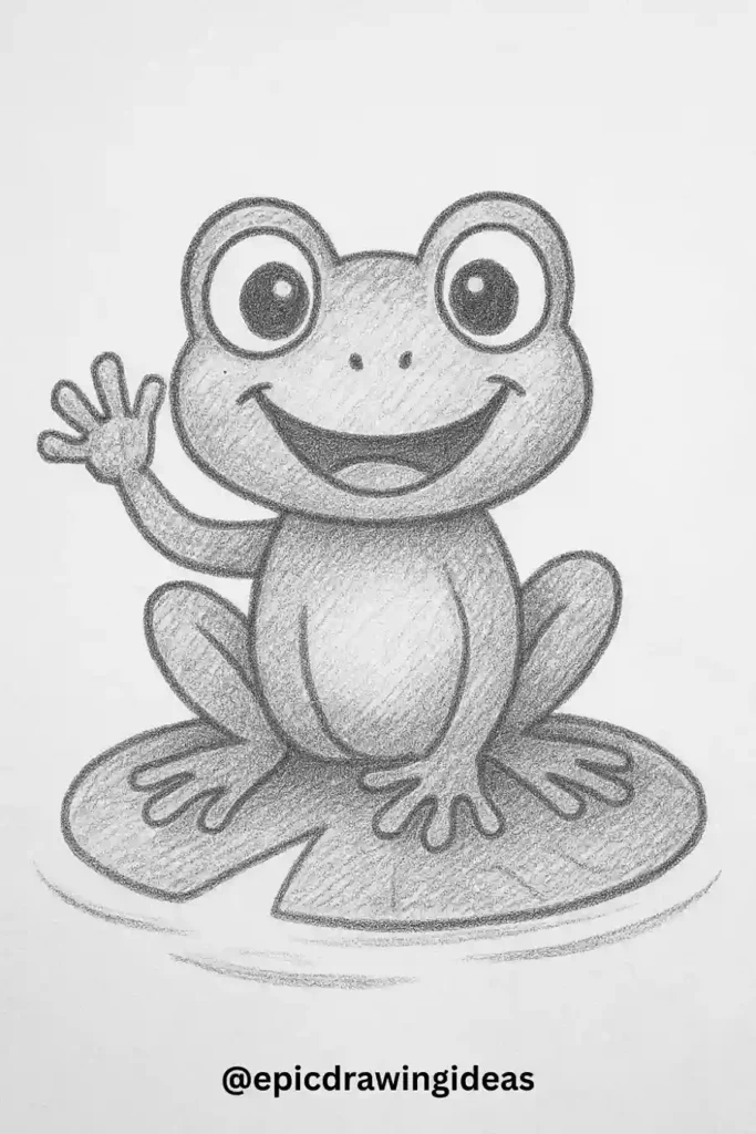 Frog on a Lily Pad