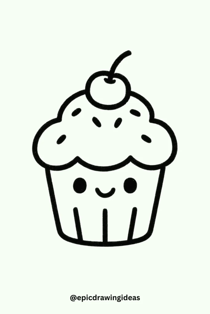 Cupcake with Cherry on Top