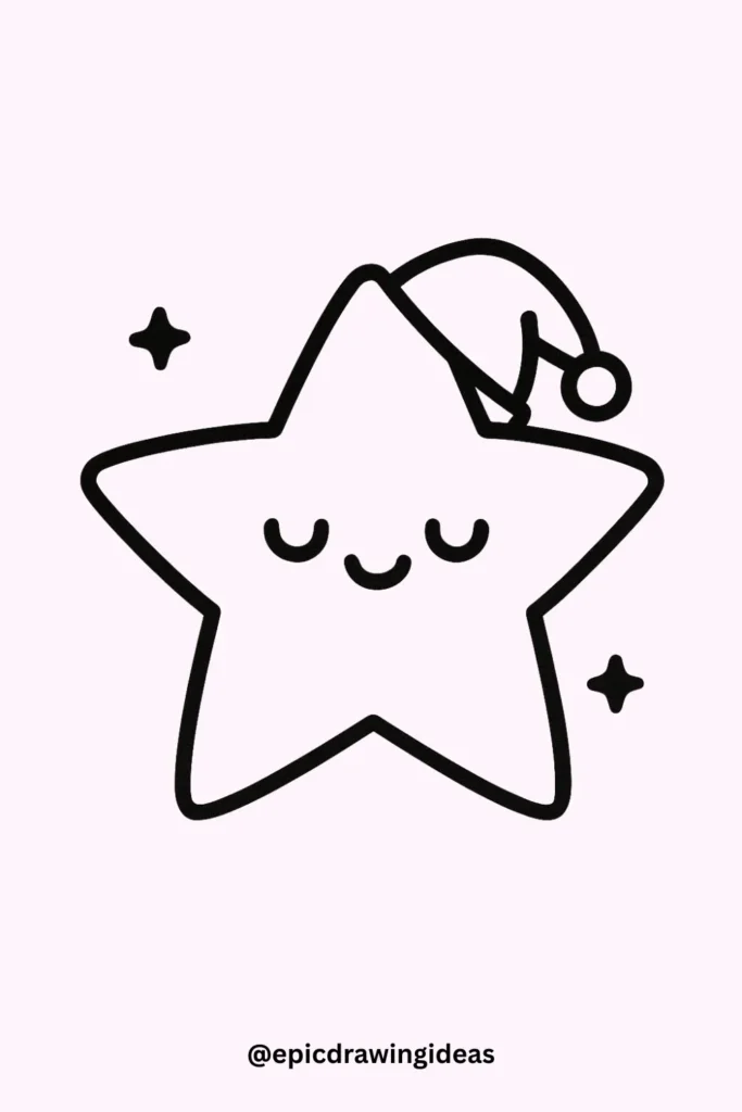 Star Wearing a Sleeping Cap