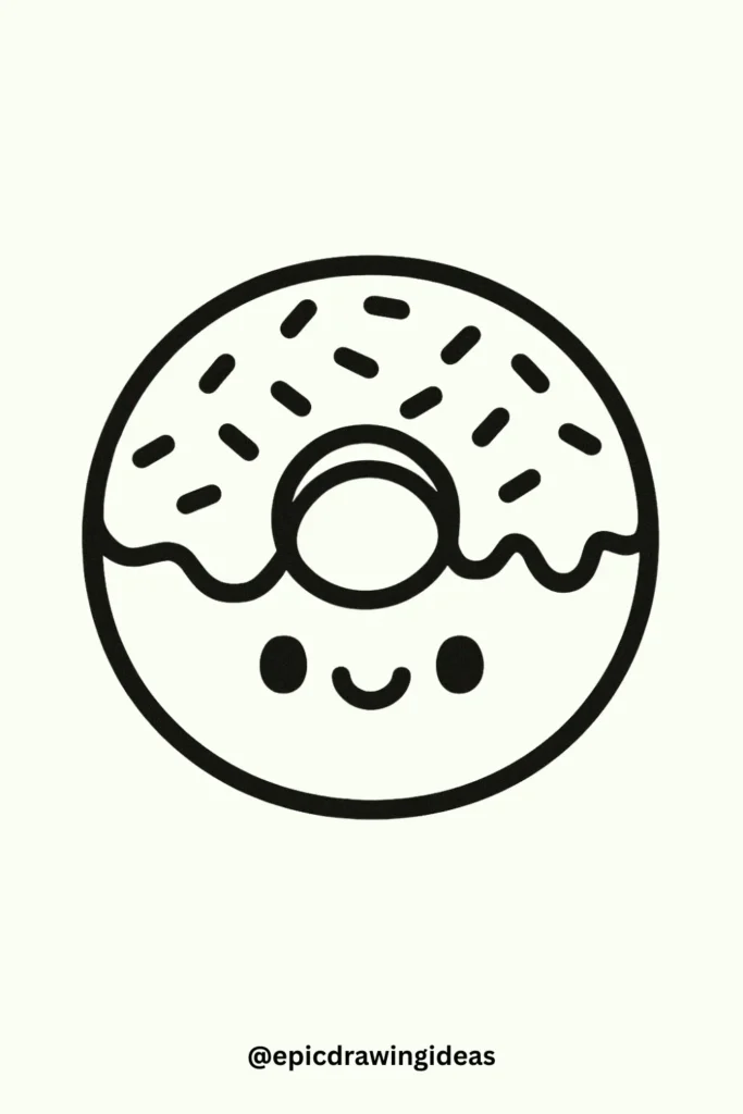 Doughnut with Sprinkles and a Smile