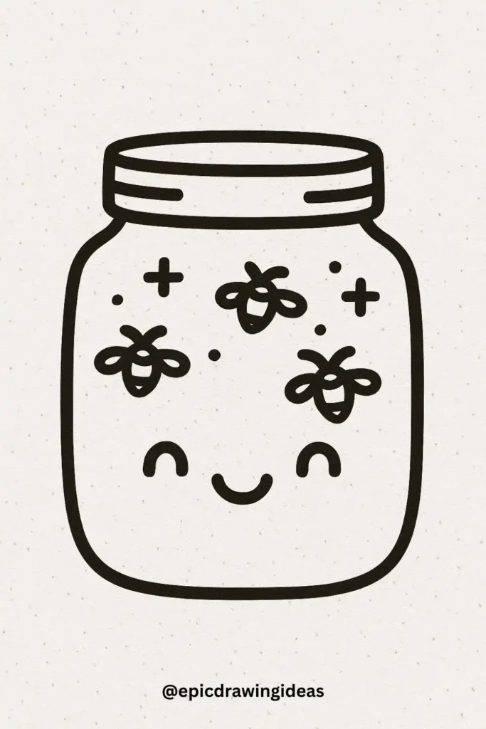 Jar with Fireflies