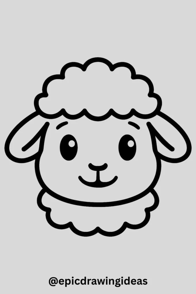 Adorable Lamb Face