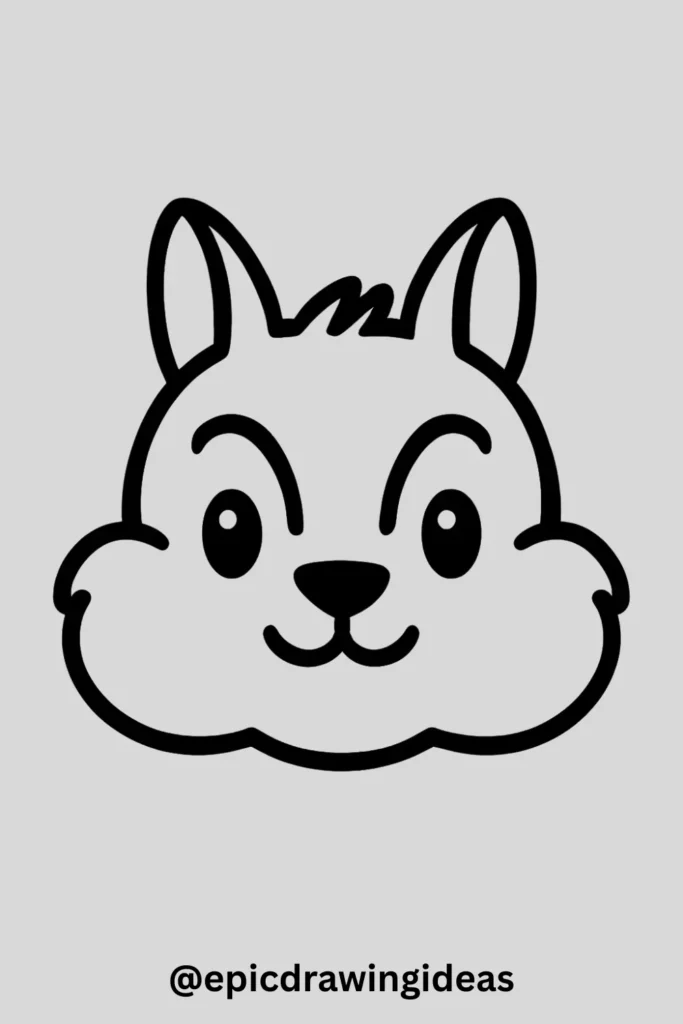 Energetic Squirrel Face