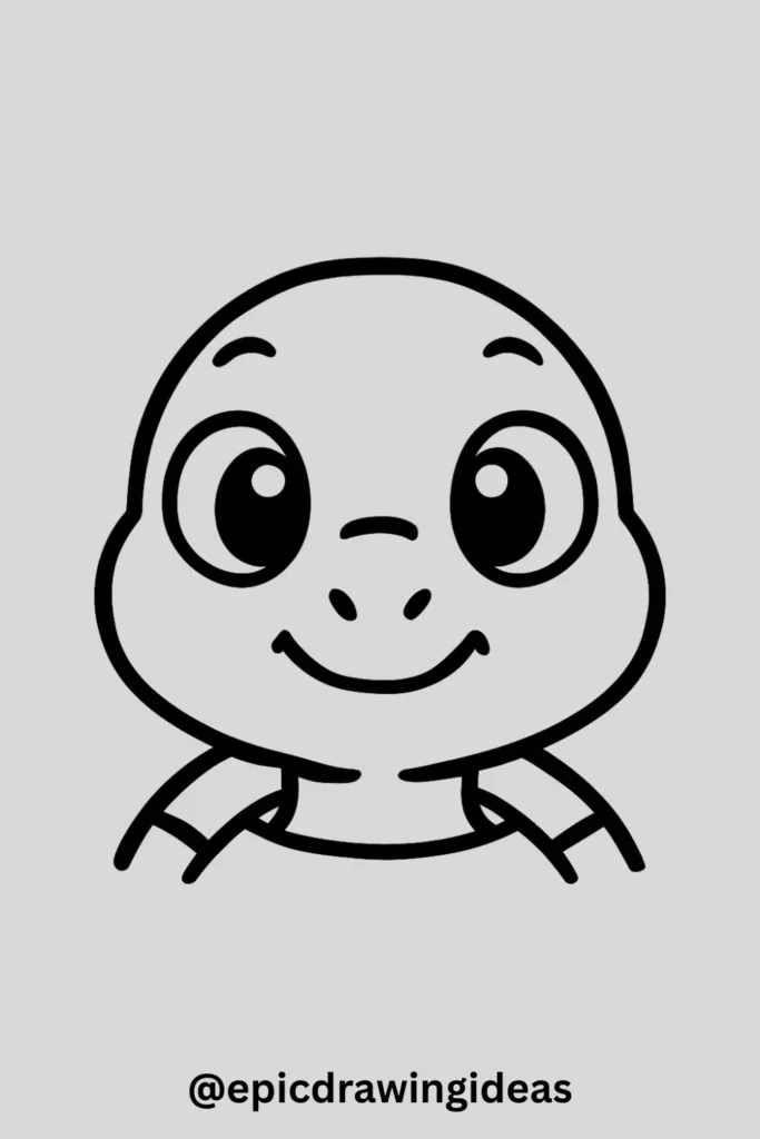 Curious Turtle Face