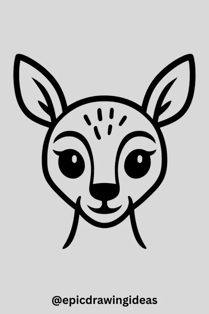 Gentle Deer Face
