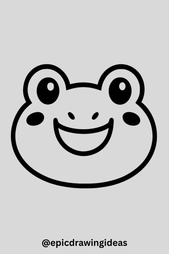 Happy Frog Face