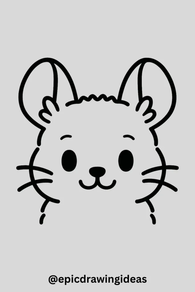 Cheerful Chinchilla Face