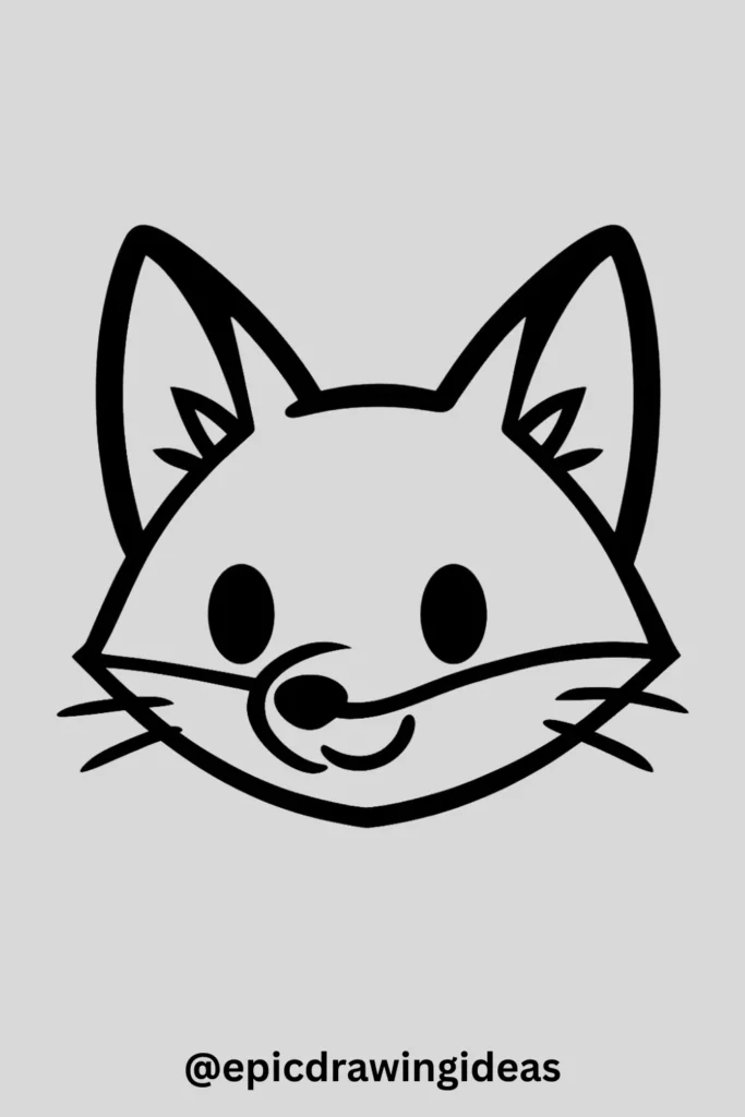 Cartoon Fox Face