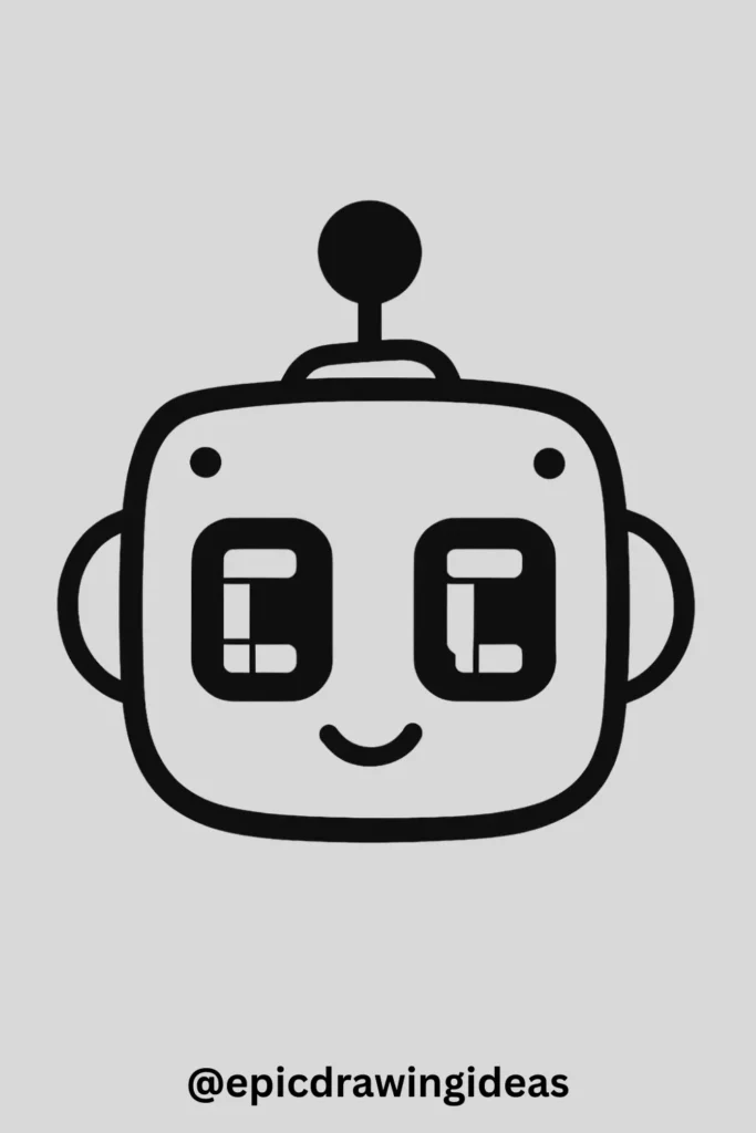 Cute Robot Face