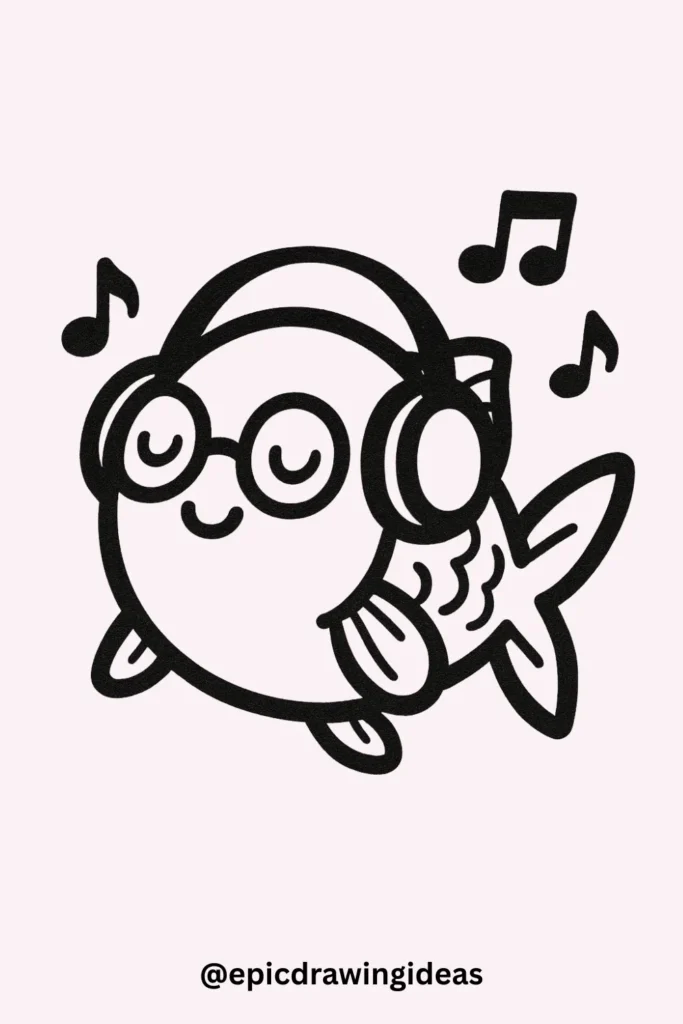 Fish with Headphones