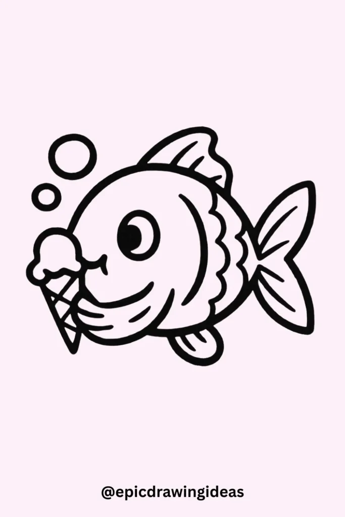 Fish with Ice Cream